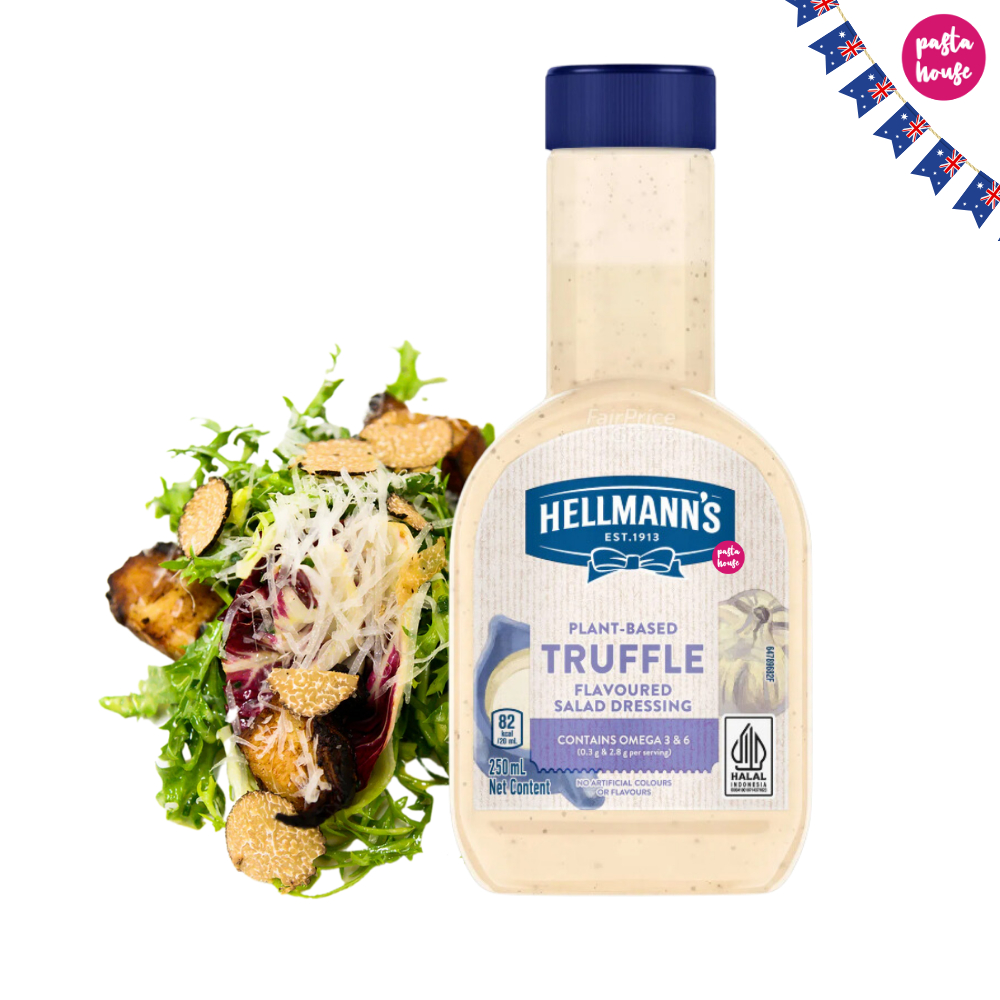 น้ำสลัดทรัฟเฟิล Hellmann's Truffle Plant Salad Base Dressing 250ml จากออสเตรเลีย