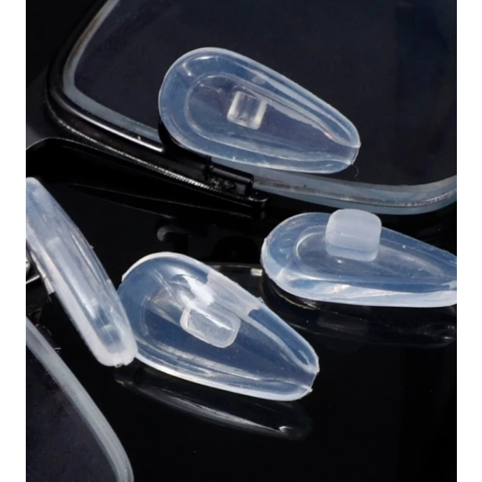 ซิลิโคนเสริม แป้นรองจมูก แบบ ซิลิโคน ชนิด กด แว่นตา