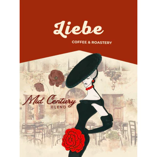 เมล็ดกาแฟ Mid - Century Blend เมล็ดกาแฟ Special Blend:Ethiopia Brazil Laos< Medium - Light Roast >