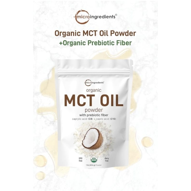 MCT OIL Powder 454g gmo free, dairy free