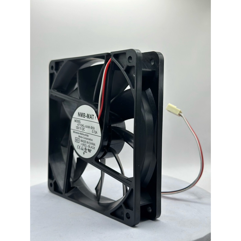 พัดลม 4.5นิ้ว 120x120x25mm  NMB-MAT 7 MODEL 4710KL-04W-B59 12V == DC 0.72A