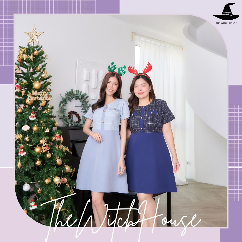 เดรสสก็อตคอกลม (W35) The Witch House