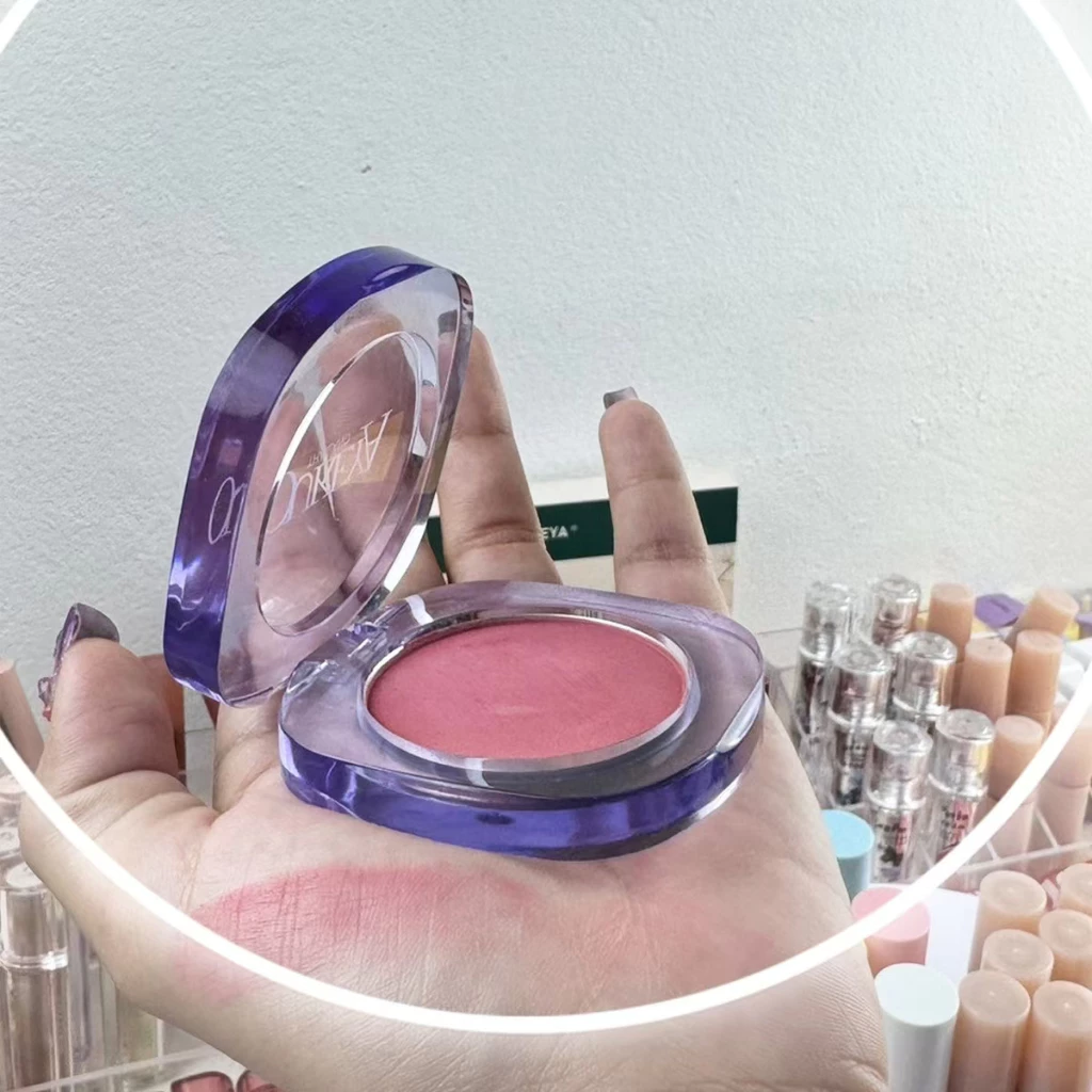 OUKEYA บลัชออนเนื้อฝุ่น สีชัด ติดทน เปลี่ยนสีตามอุณหภูมิ thumbnail 5