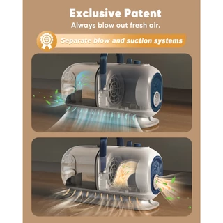 [ประกันศูนย์ไทย] Oneisall Pet Grooming Vacuum Kit 8 in 1 ตัดขนแมว เครื่องดูดขนแมว ไดร์เป่าขนสุนัข ขนาด2.5L รุ่น BM1