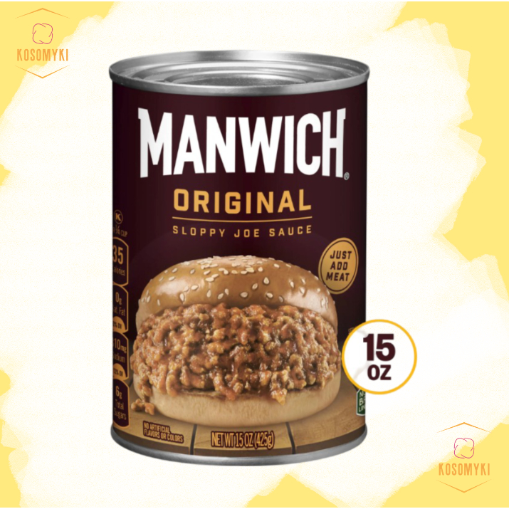 แมนวิช ออริจินัล สล็อปปี้ โจ ซอส / Manwich Original Sloppy Joe Sauce / 425g