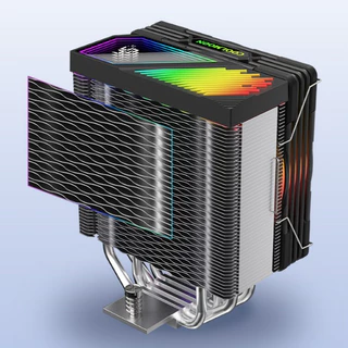 Heatsink Coolmoon GT400 Digital ARGB CPU Air Cooler Intel/AMD