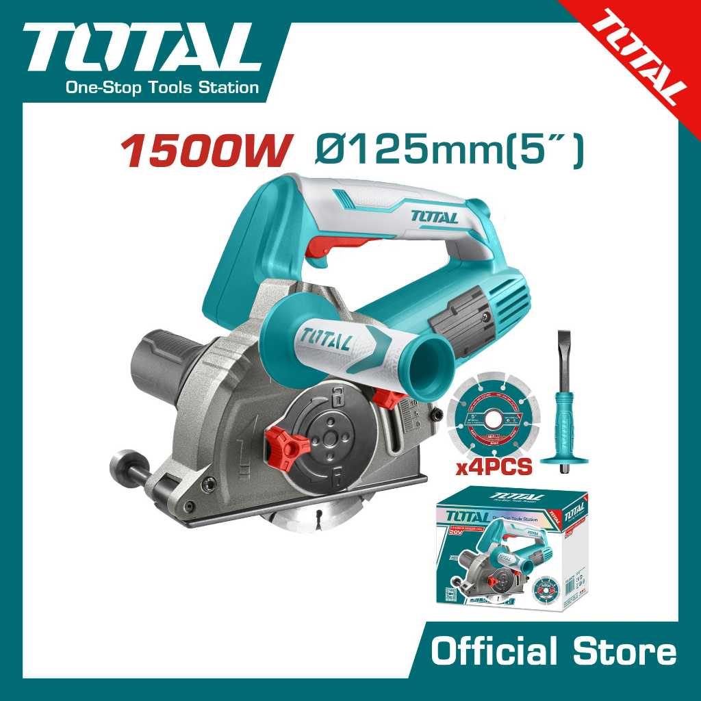 TOTAL เครื่องเซาะร่อง 5" 1500w. #TWLC1256