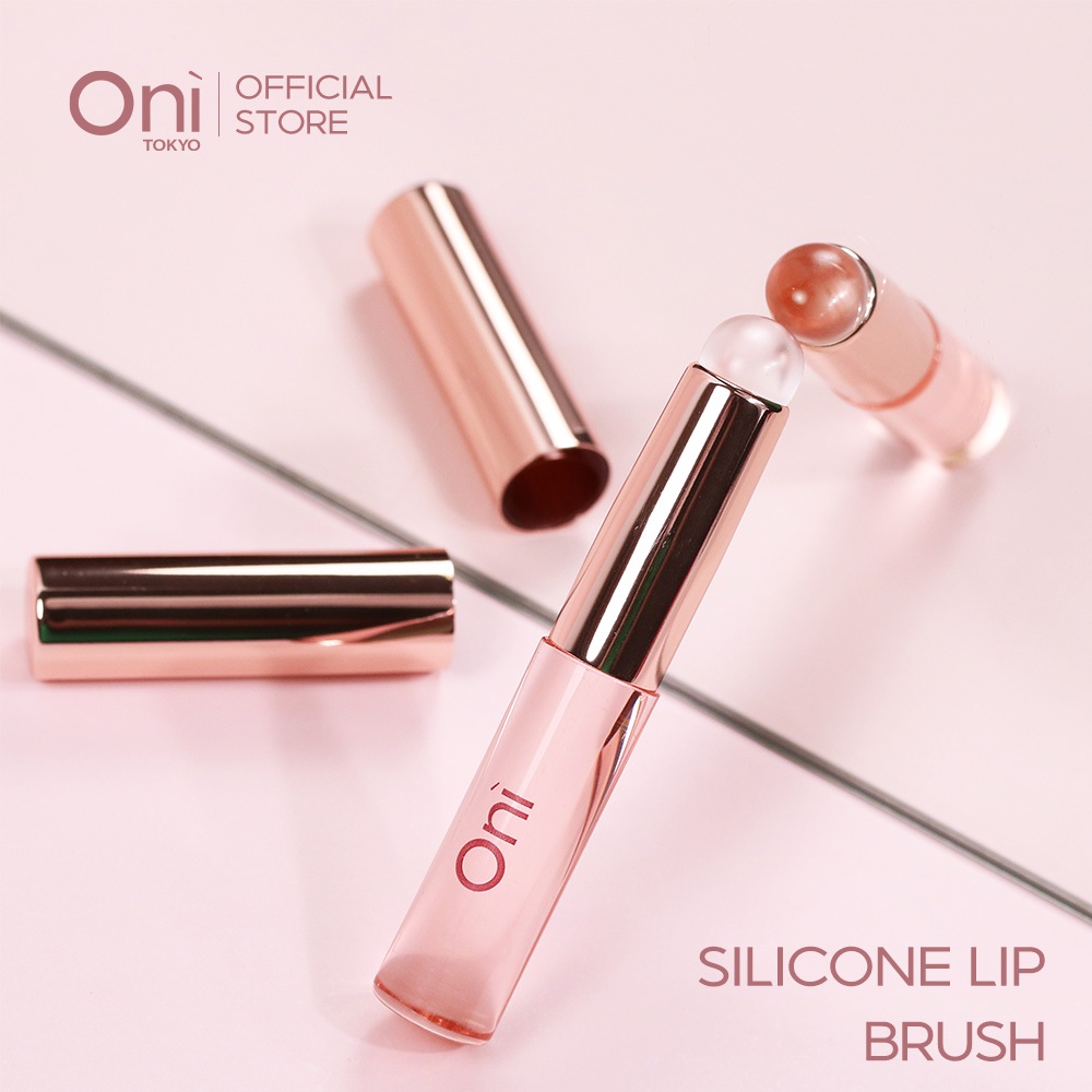 ONI Lip Brush แปรงเบลนลิป หัวซิลิโคน เกรดพรีเมี่ยม ไม่ระคายเคือง เกลี่ยง่าย ขนาดเล็ก พกพาสะดวก