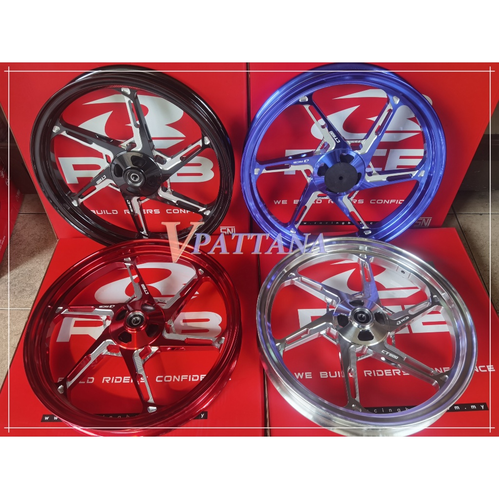 RCB ล้อแม็ก CT600 for Click125/150 (ดิส4รู) 1.85-14/ 2.15-14