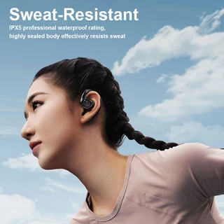 MEEGOO Y3 หูฟังบลูทูธแบบแขวนหู 5.4 หูฟังไร้สาย Bluetooth หูฟังออกกําลังกาย จอ LCD HIFI ใช้ได้นาน