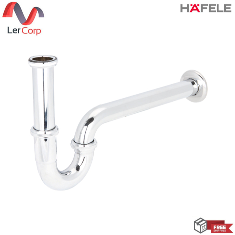 (Hafele) ท่อน้ำทิ้ง WATER P TRAP BRASS 280MM CHR.POL (589.25.981)