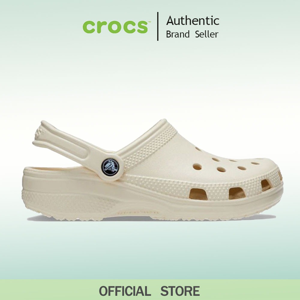 CROCS รองเท้าลำลองผู้ใหญ่ CLASSIC CLOG รุ่น 100014NS - bone/white