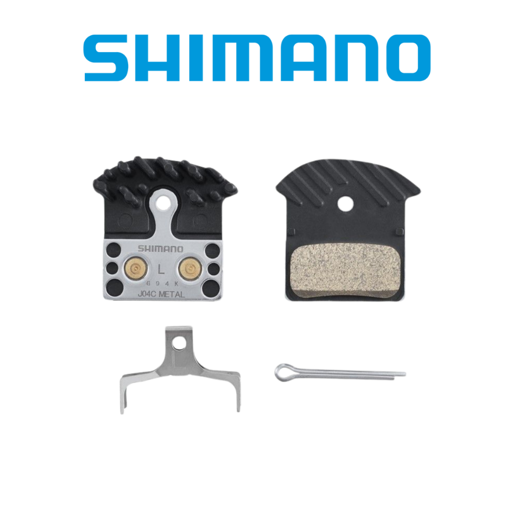 SHIMANO ผ้าเบรก  รุ่น BR-M9020/M8100 METAL แบบมีครีบระบายความร้อน
