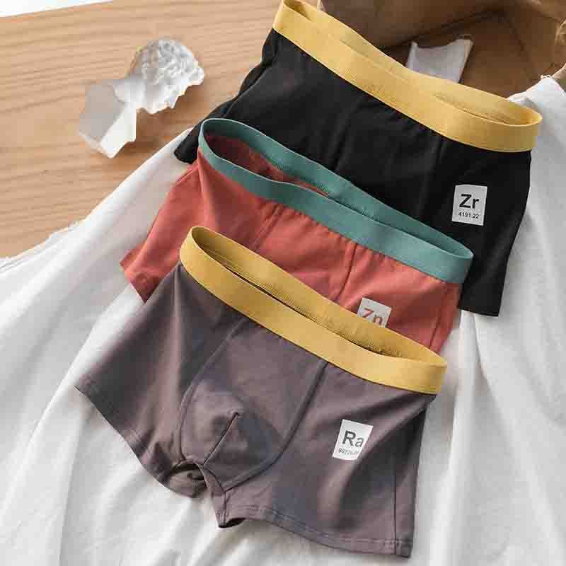 กางเกงชั้นในบ็อกเซอร์ ผ้าฝ้าย สวมใส่สบาย สําหรับผู้ชาย 5 Size L-4XL