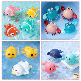 SWEETYBAYI ของเล่นน้ํา ของเล่นลอยน้ำ เต่าของเล่น เต่าไขลานว่ายน้ำ ของเล่นอาบน้ำ
