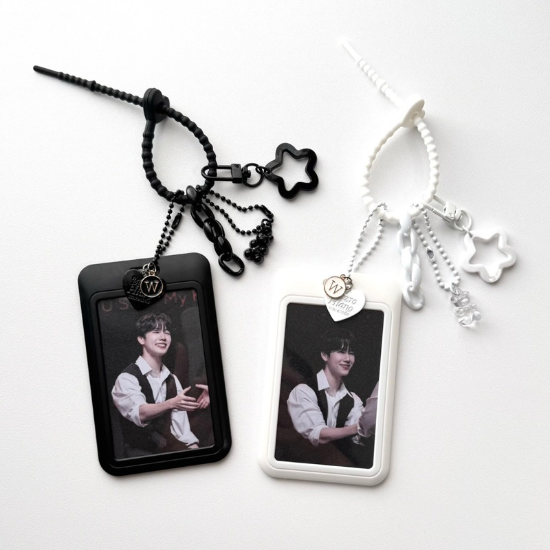 พวงกุญแจภาพรูปถ่าย พวงกุญแจเฟรมการ์ดFrame card (ทำรูปฟรี4รูป-ส่งรูปในข้อความ)