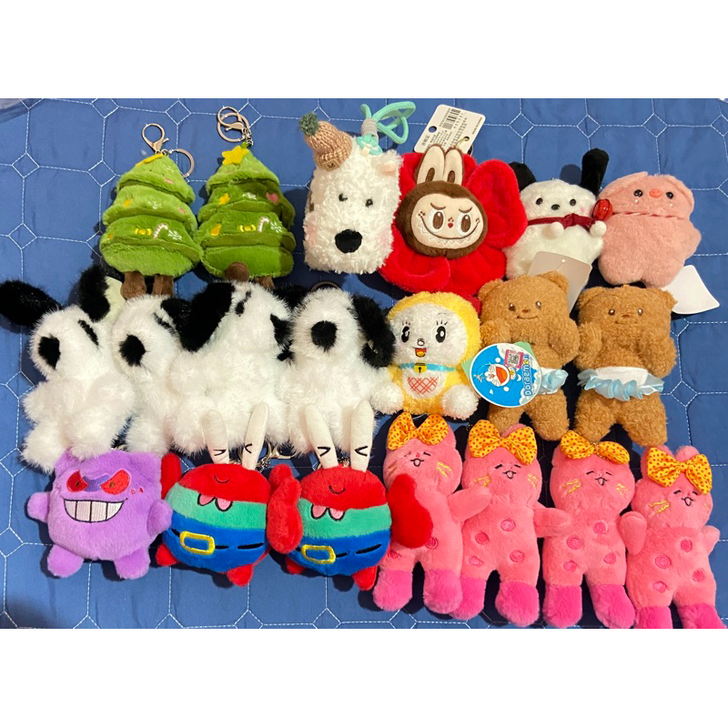 พร้อมส่งในไทย งานพวงกุญแจน่ารักๆ หมีเนย หมูเด้ง น้องหมา หลากหลายแบบ งานดี สวย เก๋ ทันสมัย ราคาถูก