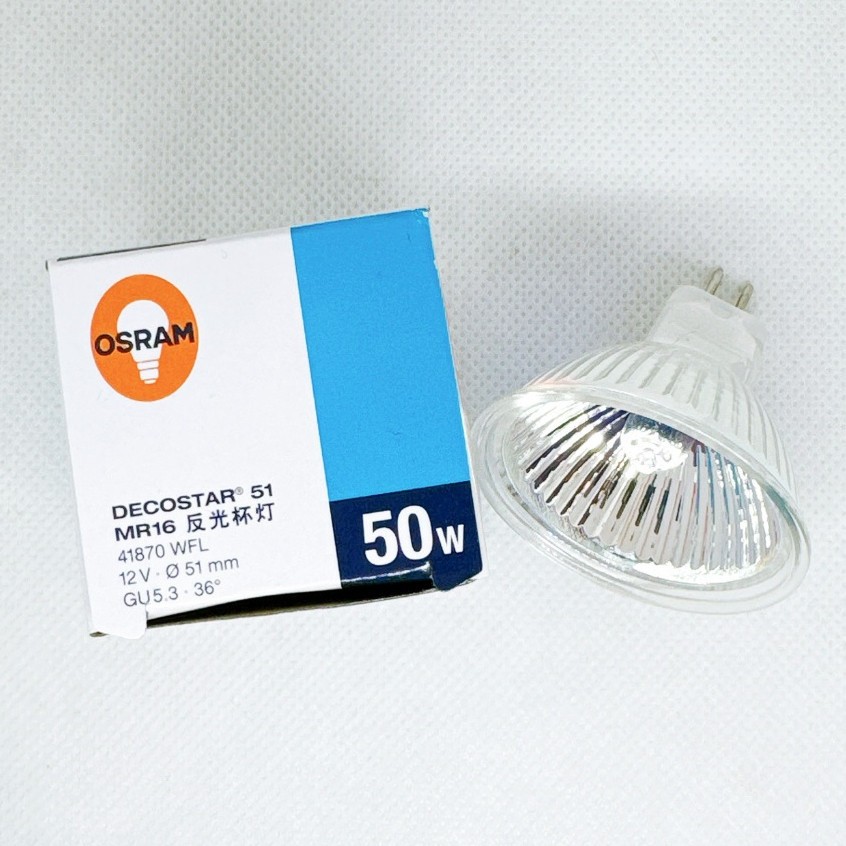 OSRAM ฮาโลเจน12V 50W MR16 41870 WFL