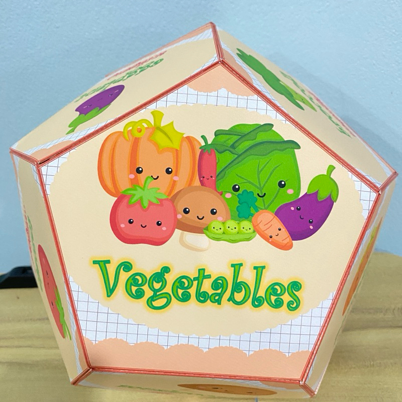 สื่อการสอนภาษาอังกฤษ สื่อลูกบอลยักษ์ หมวดผัก (vegetables)🥦🌶️🥒🥕🍆