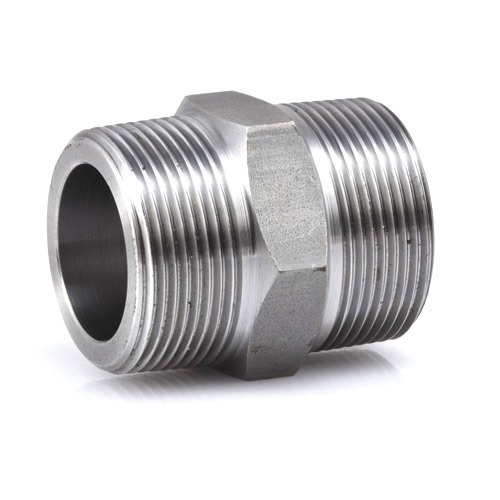 นิปเปิ้ล สแตนเลส 1/4" 3/8" 1/2" 3/4" 1" ต่อตรงเกลียวนอก นิปเปิ้ลสแตนเลส