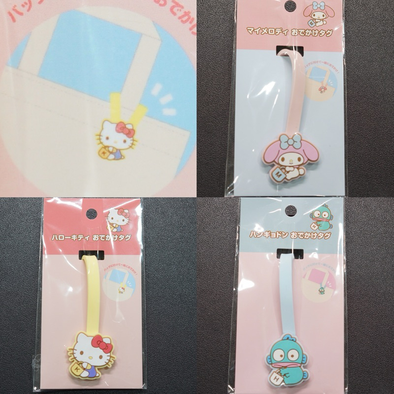 A22 สายคล้องหูกระเป๋าซานริโอ้ Kitty My Melody Hangyodon ลิขสิทธิ์แท้ พวงกุญแจ ที่ห้อยกระเป๋า ที่คล้องที่แขวนกระเป๋า