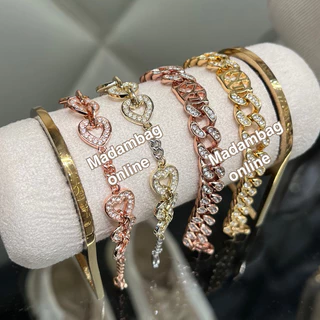 𝗟𝗬𝗡 𝗝𝗲𝘄𝗲𝗹𝗿𝘆 แท้จากช็อป กำไลข้อมือ ต่างหู ข้อมือ กำไล lyn พร้อมกล่อง แท้จากช็อป
