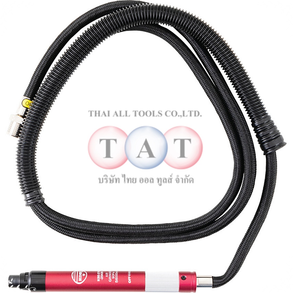 KBE2702543K ชุดเครื่องเจียรลมไมโคร MG-056-3 พร้อมปลอกจับ 3.0 มม. KOBE