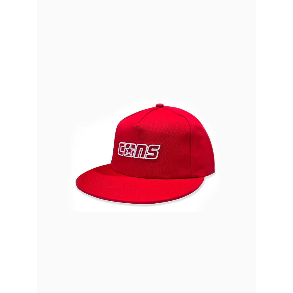 CONVERSE หมวก CONS ON A HIGH 5 PANEL CAP RED UNISEX 1251353BU_S5REXX
