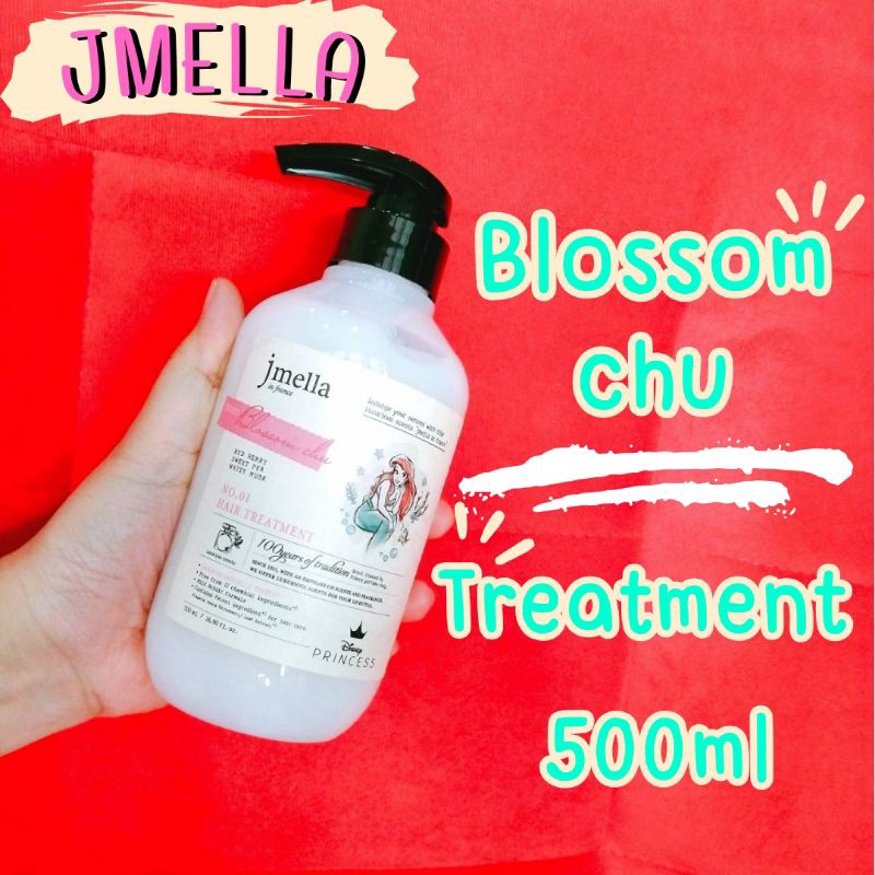 💥เก็บโค้ดส่วนลดทักเเชท💥🩷 Jmella in France  Blossom Chu Treatment 500ml🩷 กลิ่นหอมหวานของดอกไม้ มีความ