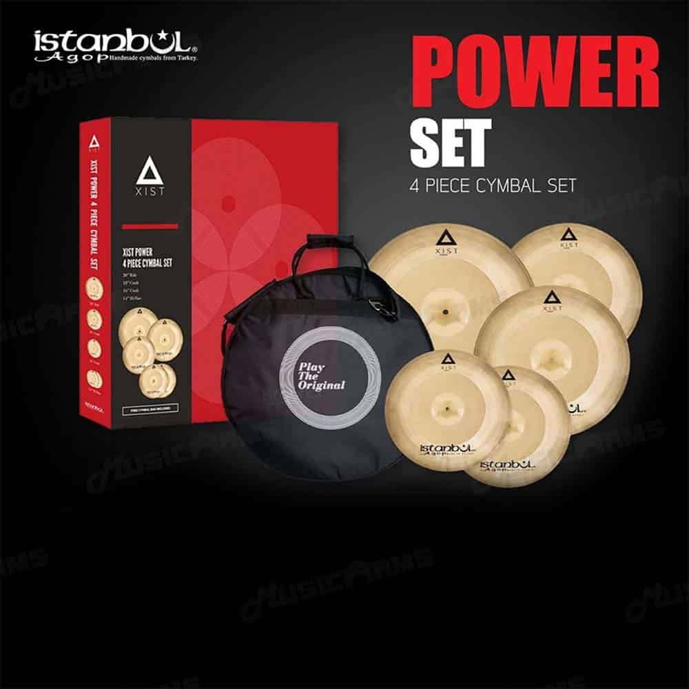 Istanbul Agop Xist Power Cymbal Set ชุดฉาบกลอง Music Arms