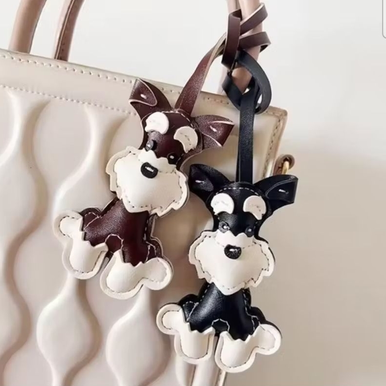 พร้อมส่งจากไทย 🐶 พวงกุญแจหมาชเนาเซอร์ จี้ห้อยกระเป๋า พวงกุญแจห้อยกระเป๋า เครื่องประดับกระเป๋า - รูปที่ 3