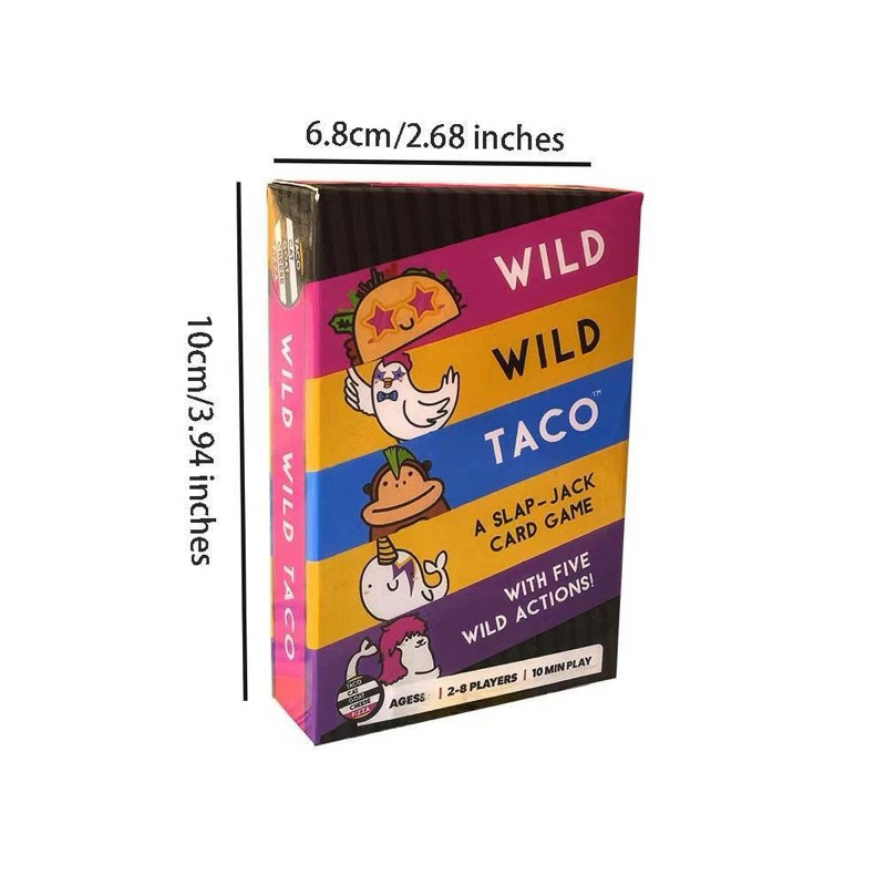 การ์ดเกม Taco Cat Goat Cheese Pizza สําหรับงานปาร์ตี้