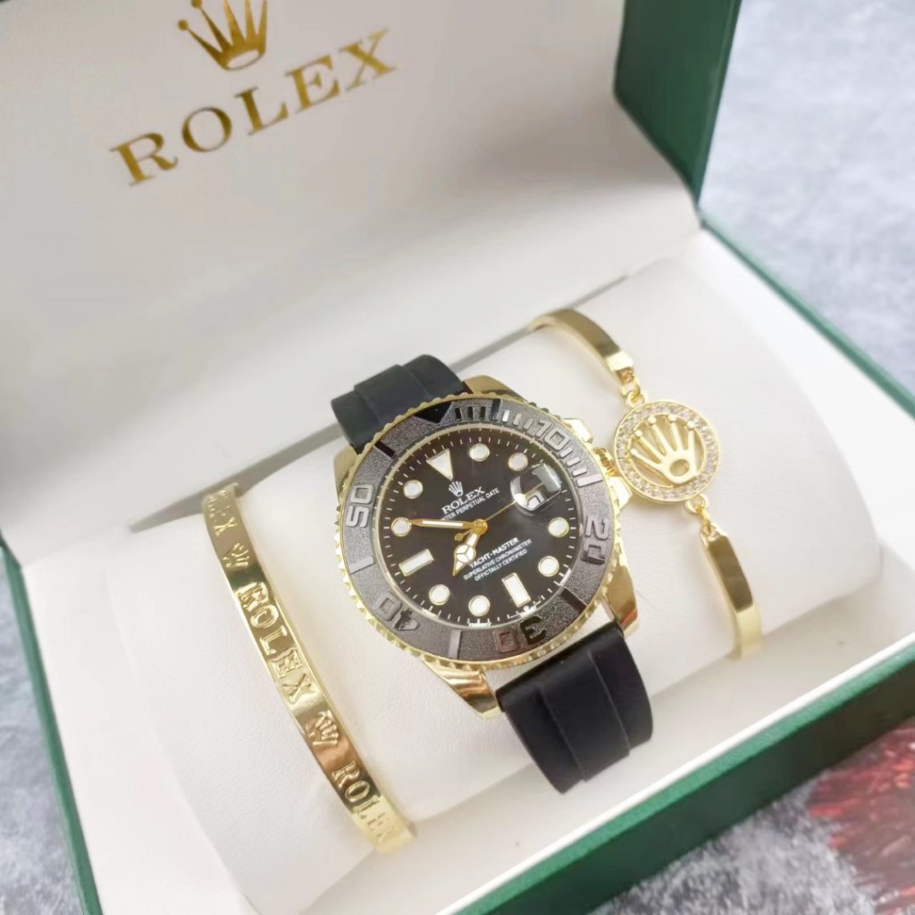 นาฬิกา cross ผู้ชายนาฬิกาปฏิทินแฟชั่นอย่างซิลิโคน rolex