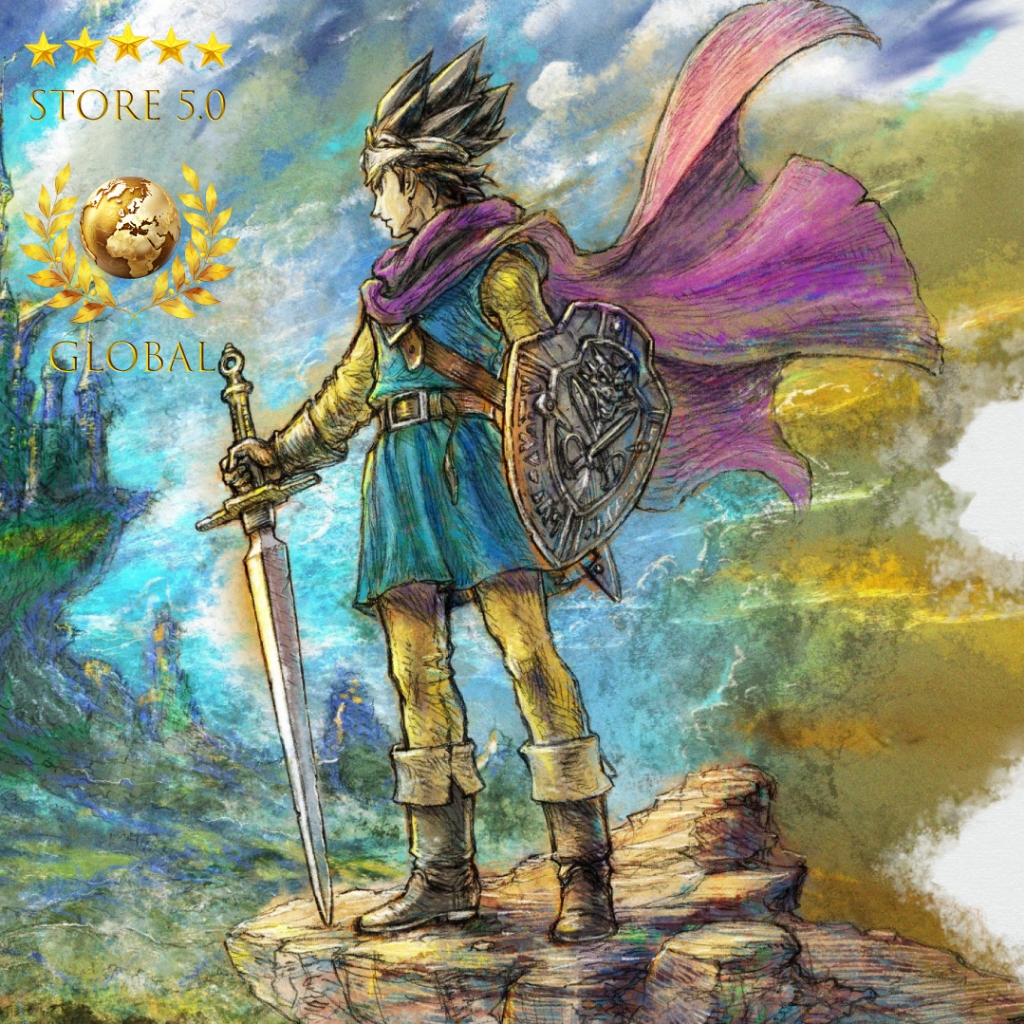 DRAGON QUEST III HD-2D Remake Offline Key Card จัดส่งทันที