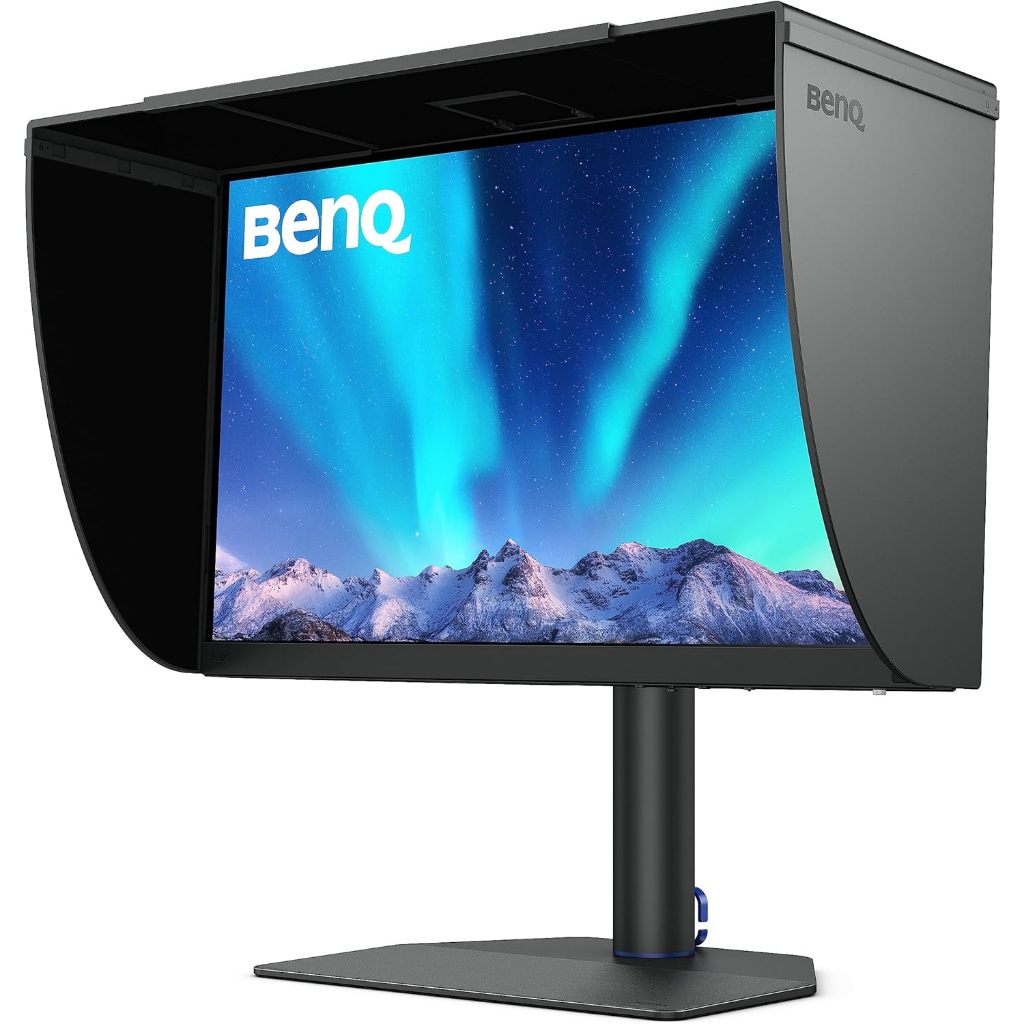 BenQ SW272Q 27-inch 2K 90W USB-C Photographer Monitor, 99% Adobe RGB, 98% DCI-P3/Display P3, Nano Ma