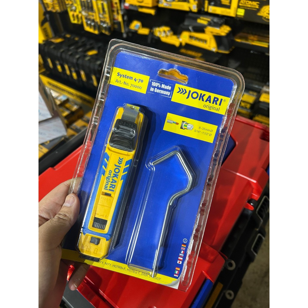 JOKARI คัดเตอร์ ปอกสายเคเบิ้ล 4-70 (มีแบบเฉพาะคัตเตอร์/ชุด) - รูปที่ 5