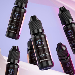 สีสักคิ้ว Shadow สีคิ้วสักแฮร์สโตรก สีน้ำ สีชาโดว์ สีสวยติดด…