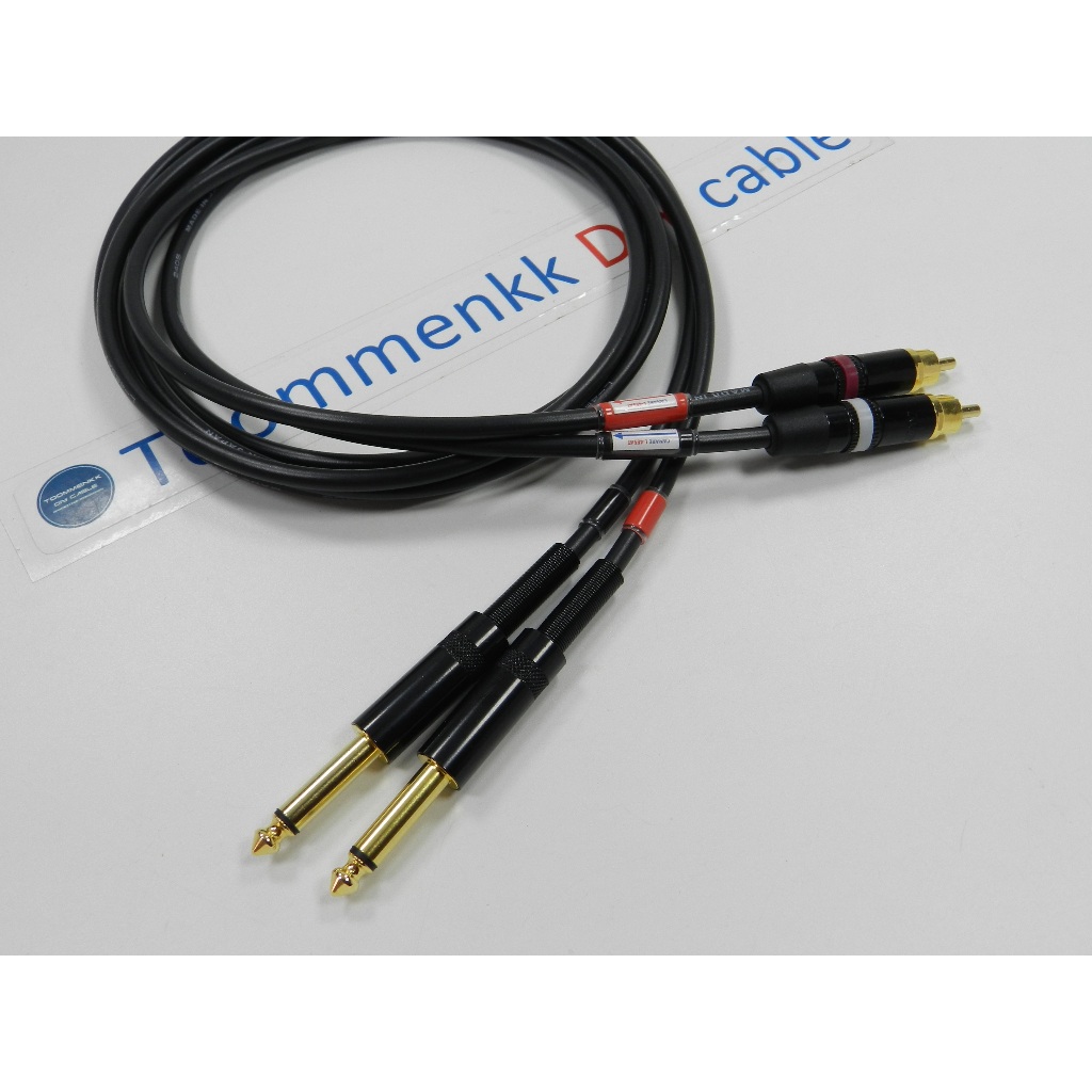 สายสัญญาณเสียงรุ่นเล็ก Canare L-4E5AT Rca to 6.35 Ts mono (L-R สองเส้นคู่) - รูปที่ 2