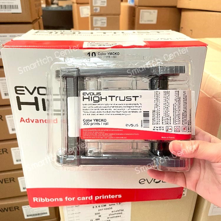 หมึกริบบอนสี Evolis Primacy 5 Panel Color Ribbon YMCKO รูปที่ 7