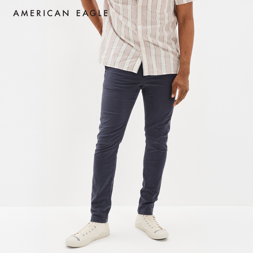 American Eagle Flex Slim Lived-In Khaki Pant กางเกง ผู้ชาย ขายาว สลิม (EMJP 012-4578-451)