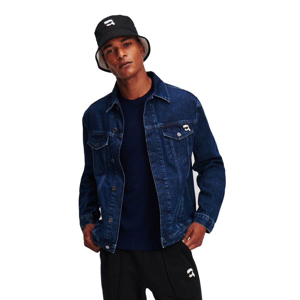 KARL LAGERFELD -  K/IKONIK SLIM-FIT DENIM JACKET 240M1400