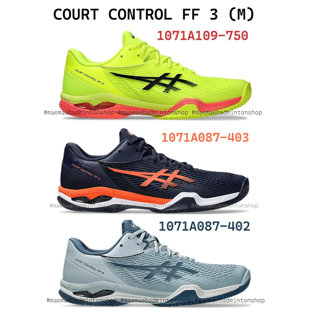 (พร้อมส่ง) รองเท้าแบดมินตัน ASICS COURT CONTROL FF 3 (MEN'S)