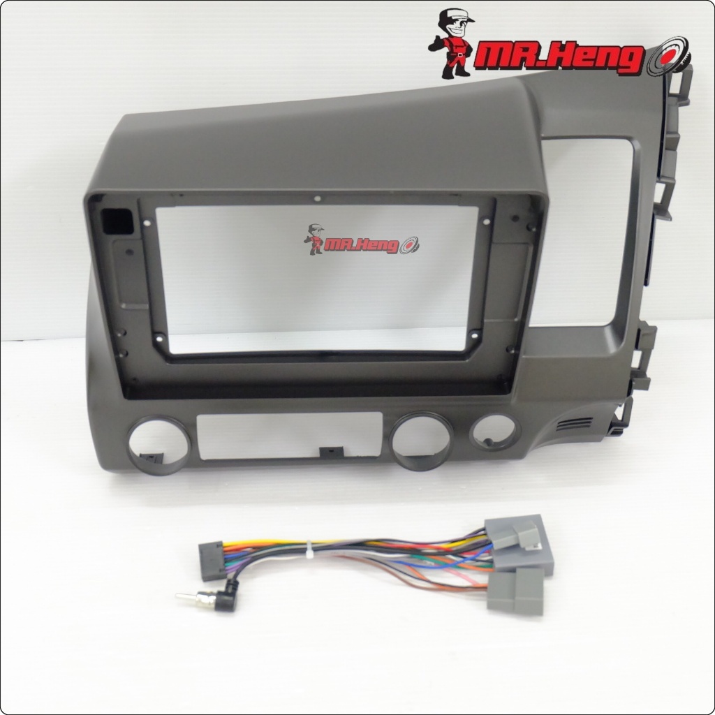 หน้ากาก CIVIC FD ขนาด 10-9 นิ้ววิทยุ HONDA CIVIC FD  ปี 2006 -2011 สำหรับเปลี่ยน จอ Android  พร้อมปล