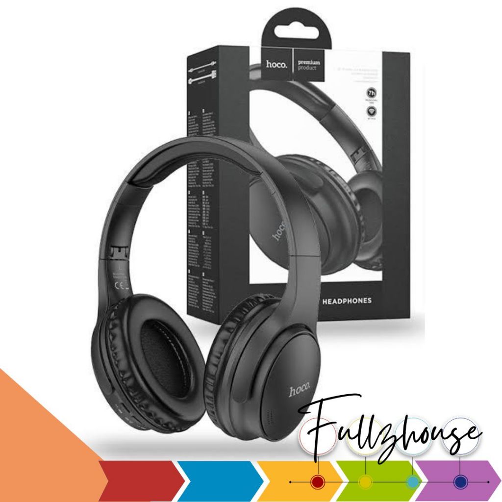 จัดส่งด่วน HOCO BLUETOOTH HEADPHONE W40 หูฟังครอบหูบลูทูธพร้อมไมค์ในตัว