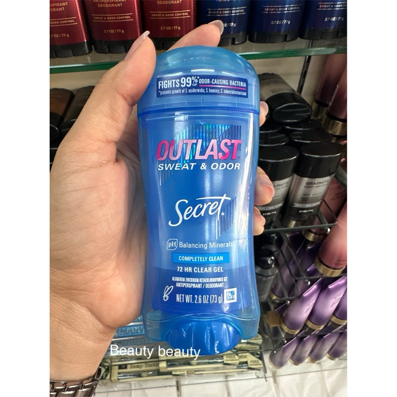 Secret Outlast Sweat & Odor Completely Clean 73g.
