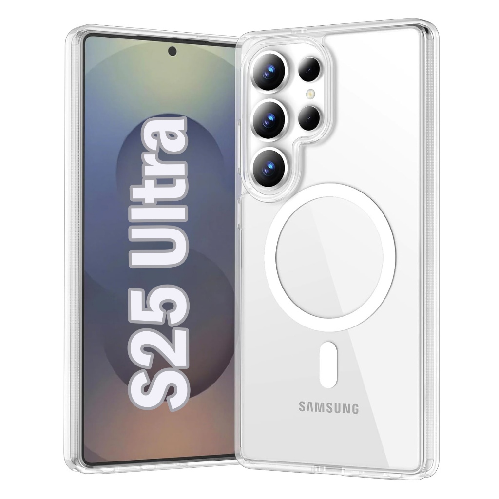 เคสแม่เหล็ก เคสใส Samsung S25 Ultra / S24 Ultra / S23 Ultra / S22 Ultra เคสกันกระแทก S25Ultra / S24Ultra Magnetic case
