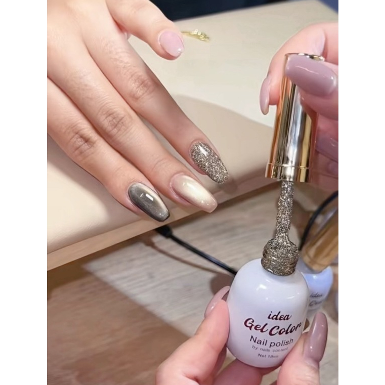 แฟลช น้ำตาลทอง เนื้อแน่นมากๆ idea gel (เบอร์ 7)