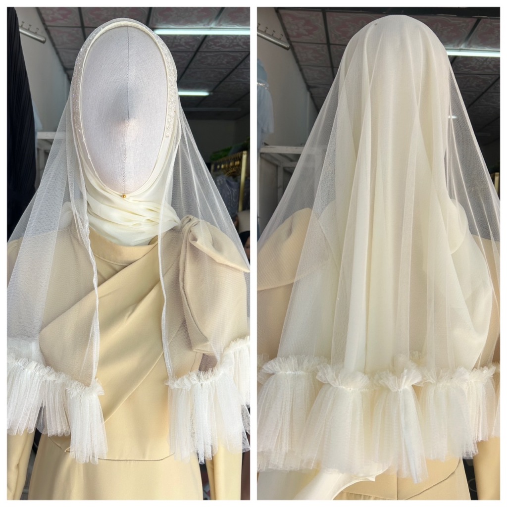 เวลผ้ามุ้งงานฟรุ้งฟริ้ง(มีหลายสี) - รูปที่ 4