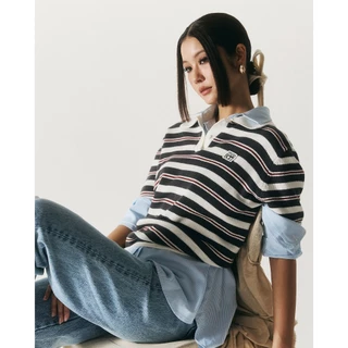 maison KEEPS | Kai Knitted Polo | Unisex | เสื้อโปโลไหมพรม ลายทาง