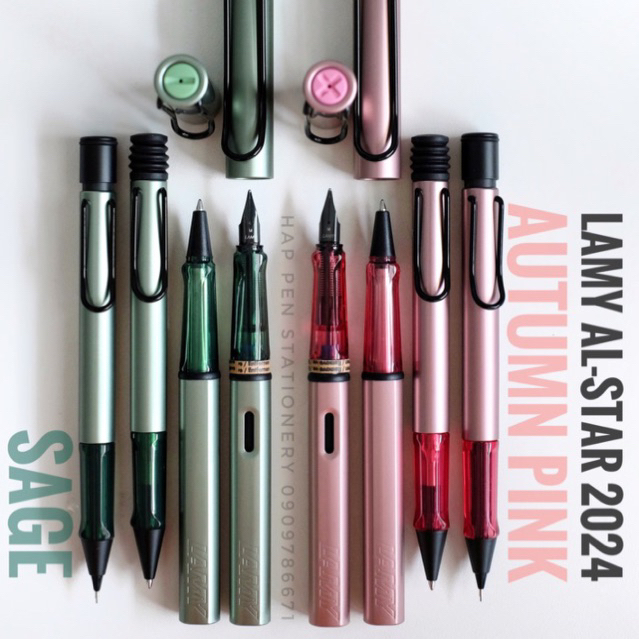 **พร้อมส่งจ้า** Lamy Al-star Sage & Autumn Pink 2024 ปากกา ดินสอกด ลามี่ ออลสตาร์ เขียว ชมพู